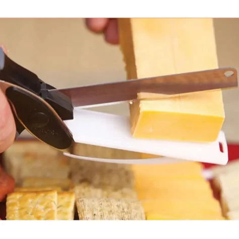 2-in-1 Knife & Kitchen Shears | Multi-Function Cutting Tool