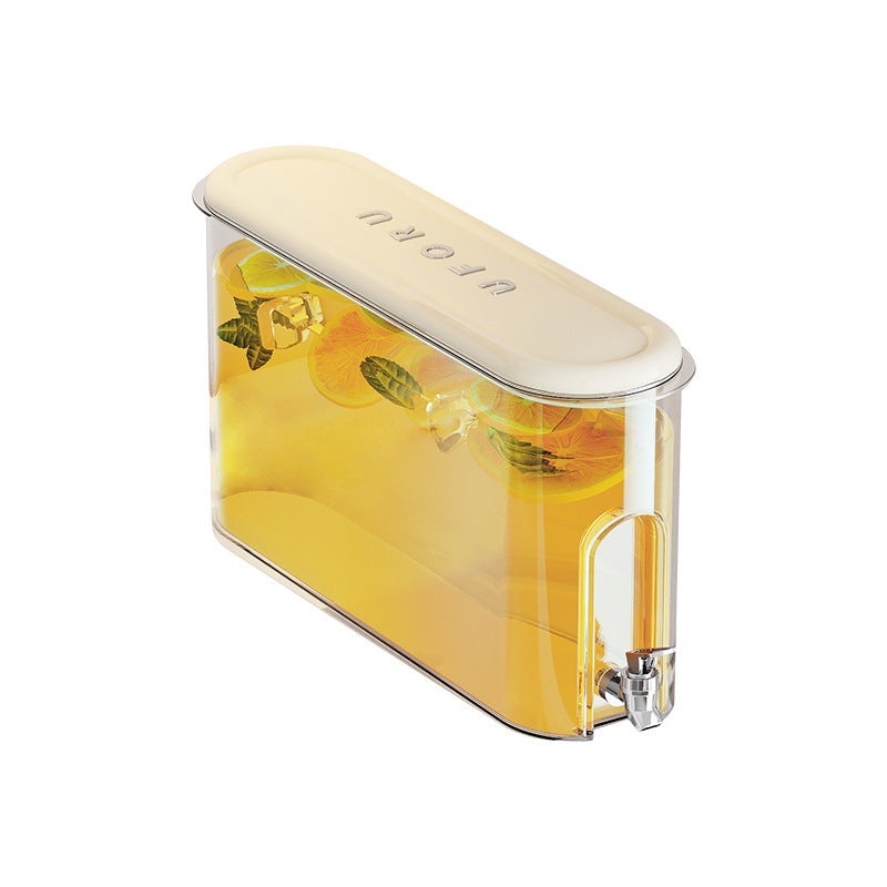 Slim Beverage Dispenser ? Large-Capacity Leak-Proof Container with Built-In Faucet