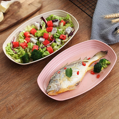 8pcs Sustainable Wheat Straw Plates, 11" Microwave Safe Lightweight Dinner & Lunch Plates for All Seasons - Perfect for Kitchen & Restaurant Use