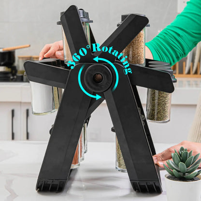 Rotating Ferris Wheel Seasoning Rack
