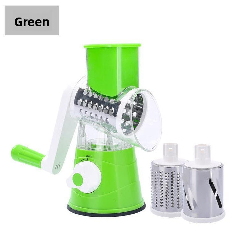 Multifunctional Hand-Crank Vegetable Cutter ? Manual Veggie Slicer & Chopper