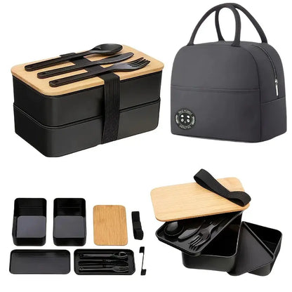Double-Layer Japanese Lunch Box