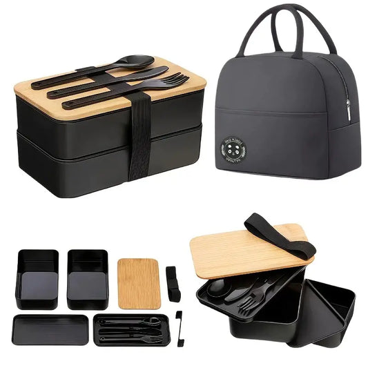Double-Layer Japanese Lunch Box
