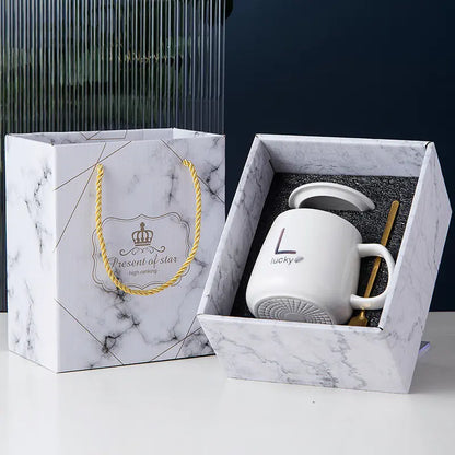 Constant Temperature Ceramic Mug Set Gift Box