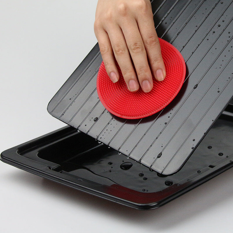 Aluminum Defrosting Tray ? Quick Thawing Board with Integrated Water Box