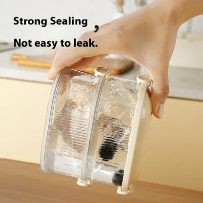 Spice Storage Box Kitchen Jar Sealed