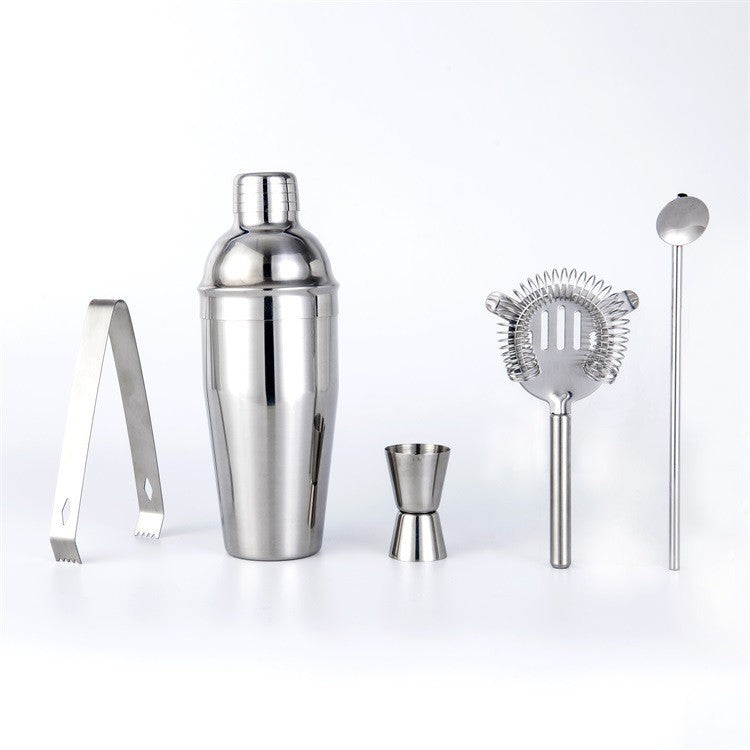 Stainless Steel Cocktail Shaker Set ? Three-Stage Mixing Cup with Multi-Size Options