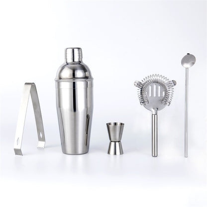 Stainless Steel Cocktail Shaker Set ? Three-Stage Mixing Cup with Multi-Size Options