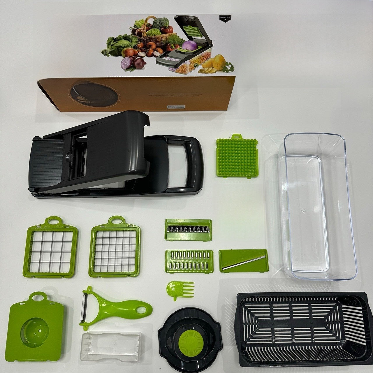 16-In-One Multifunctional Vegetable and Fruit Cutter