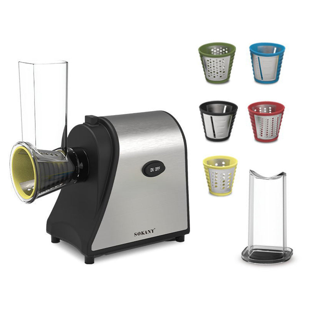 Multifunctional Vegetable Cutter ? 1000W High-Power Slicer & Grater with 5 Blades