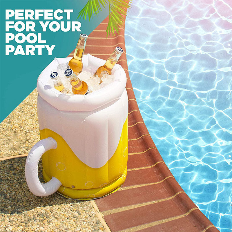 Portable Inflatable Ice Cooler ? Lightweight PVC Drink Chiller for Outdoor Events