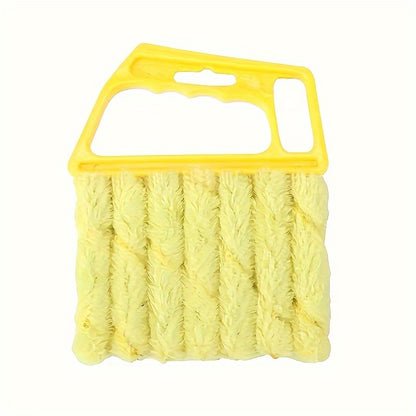 Multi-Functional Window Blind Cleaning Brush, Home Curtain Dust Removal Tool, Plastic Material, No Electricity Needed, Ideal for Living Room, Bedroom, Kitchen, Car, Furniture Use