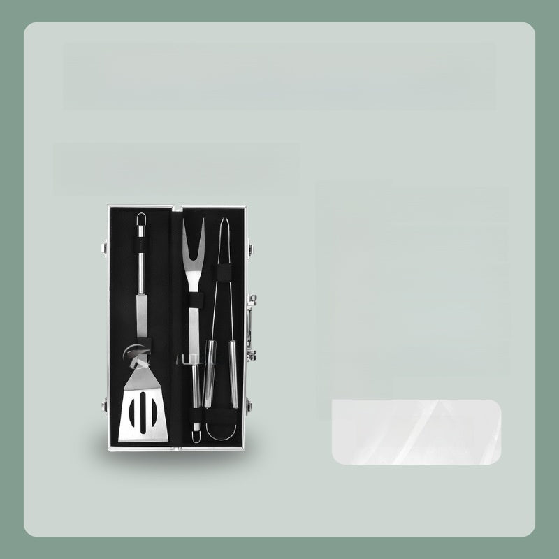 Stainless Steel Cutlery Set with Aluminum Case ? Portable Multi-Piece Outdoor & Camping Utensils