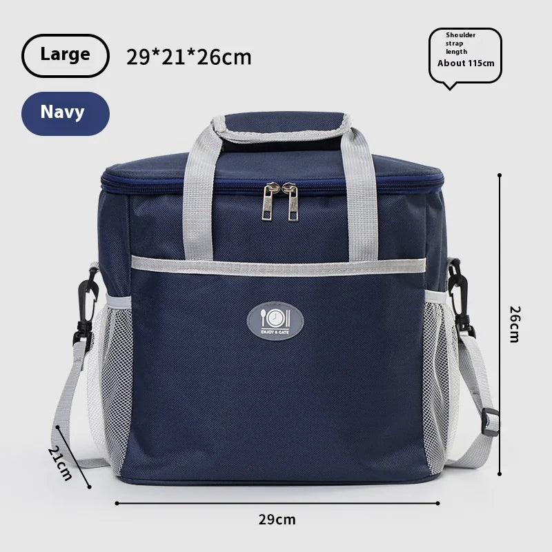 Thickened Waterproof Lunch Bag – Insulated, Leak-Proof, Reusable Lunch Tote for Work, School & Travel