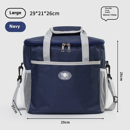 Thickened Waterproof Lunch Bag – Insulated, Leak-Proof, Reusable Lunch Tote for Work, School & Travel