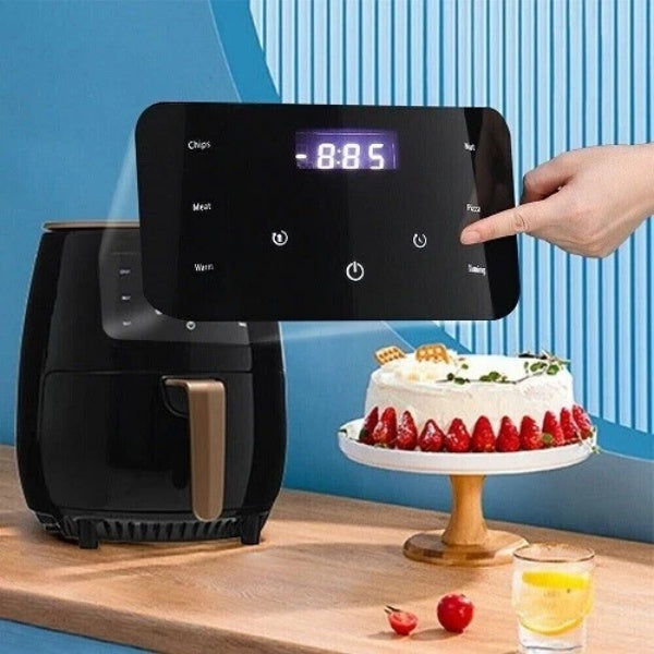 6L Digital Air Fryer – Large Capacity Oil-Free Cooker with Touch Screen & Multifunction Programs