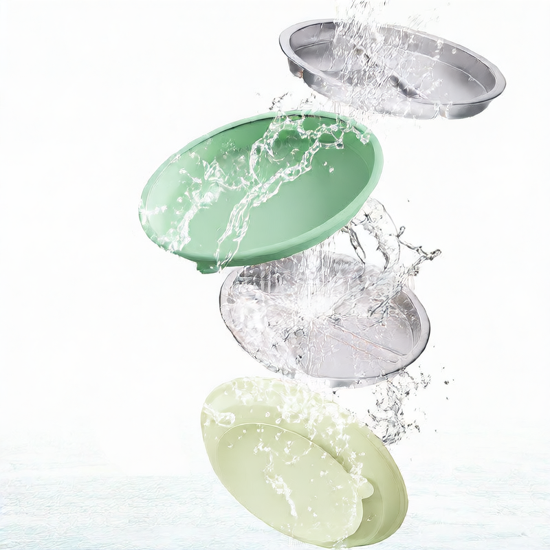 Food-Grade Stainless Steel Kids Plate ? Silicone Suction Base with Removable Compartments