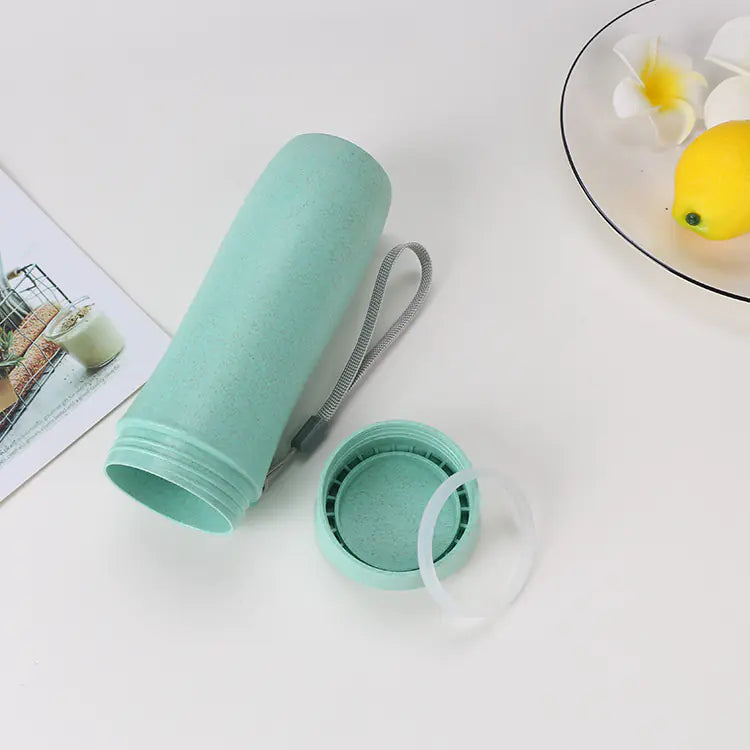 Wheat Straw Travel Mug - Student Gift with Logo Print
