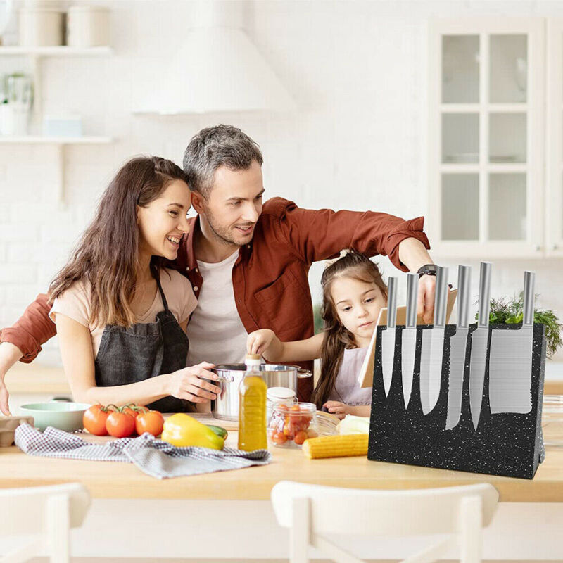 Magnetic Knife Holder – Wall/Counter Knife Block Rack for Kitchen Cutlery Storage