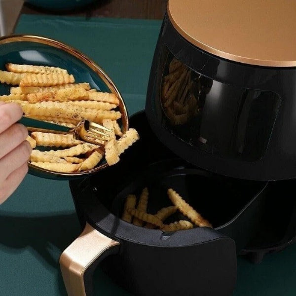 6L Digital Air Fryer – Large Capacity Oil-Free Cooker with Touch Screen & Multifunction Programs