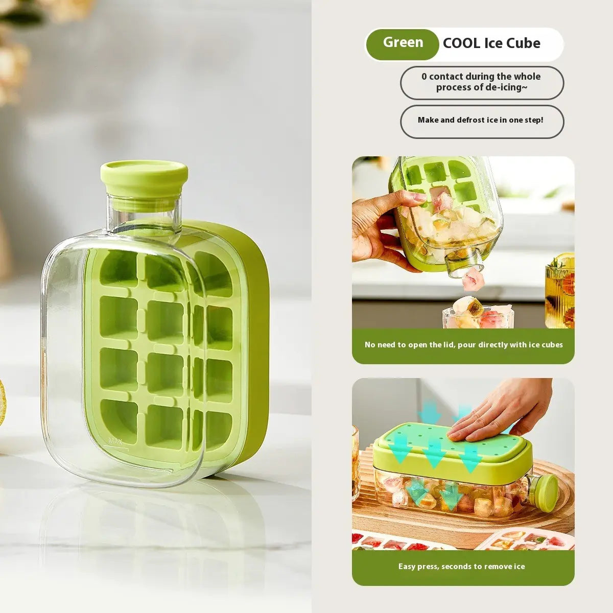 Instant Ice Maker & Cooling Cup with Straw