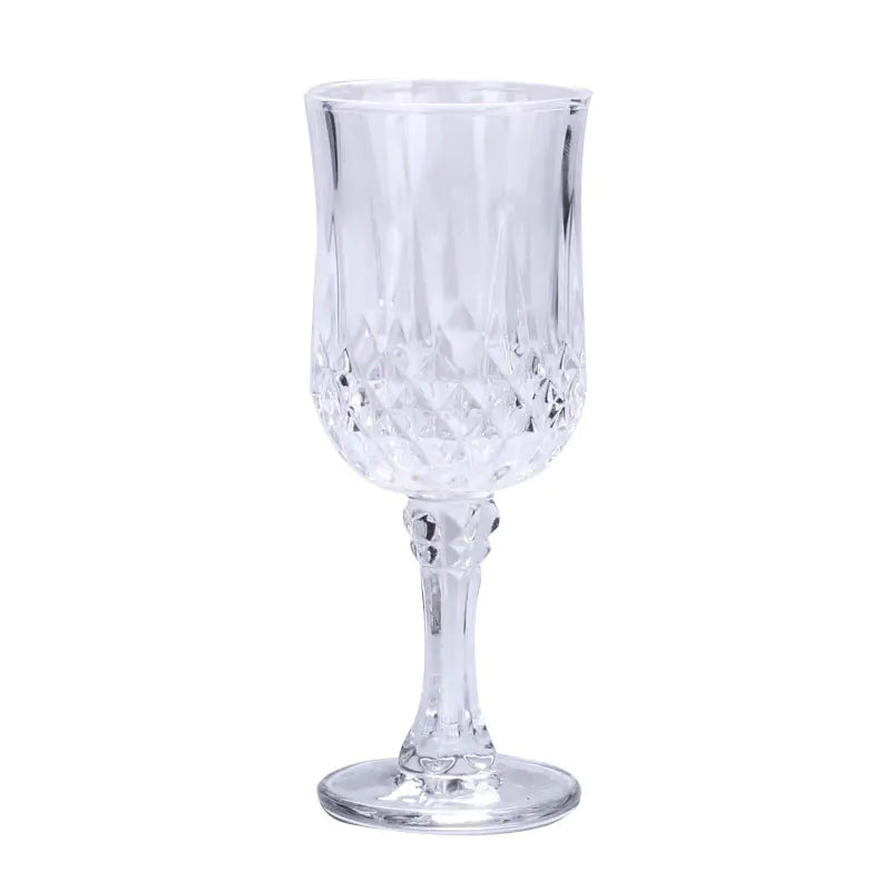 Vintage Thick Crystal Glass Wine and Champagne Cup Set