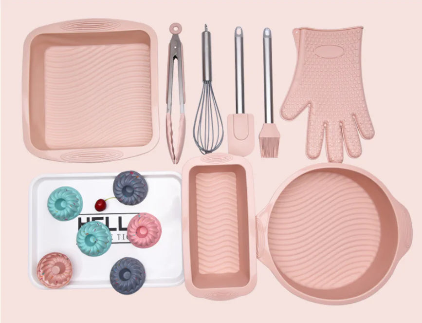 High-Temperature Resistant Silicone Baking Tool Set