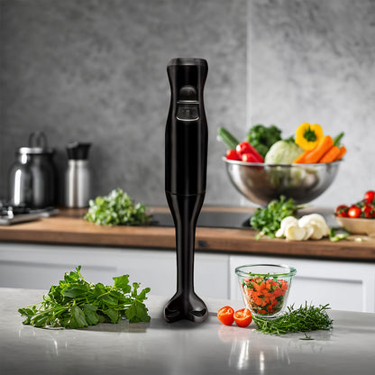 [Handheld Immersion Blender] WANVOAPLS 2-Speed Handheld Immersion Blender - Detachable Shaft for Easy Cleaning - Hanging Loop for Storage - Electric Hand Mixer for Soup, Smoothies, Sauces, Baby Food, Milkshakes, Puree - Compa