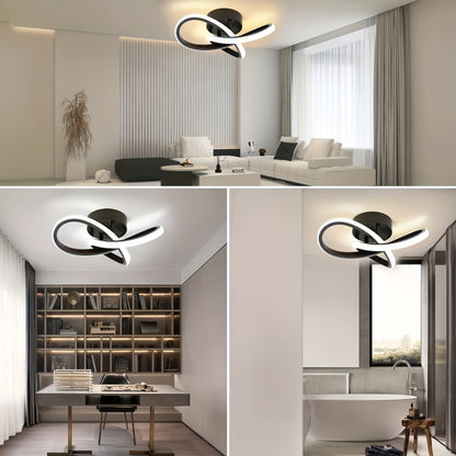Modern LED Ceiling Light - 3000K/4000K/6000K, Perfect for Bedroom, Living Room, Kitchen & Balcony - Easy Install, Wide Voltage Range (AC85-265V)