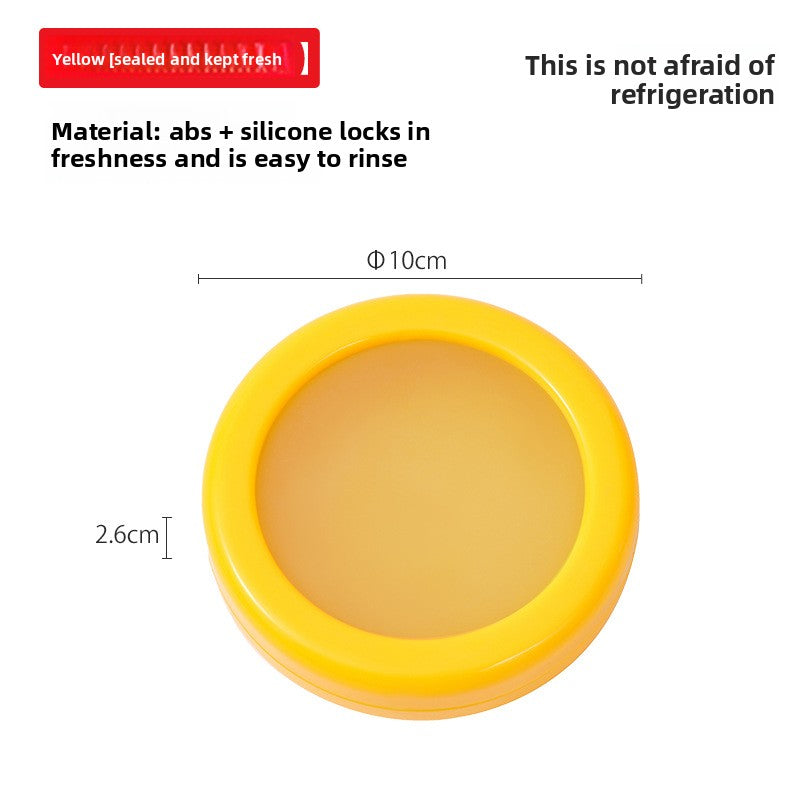 Transparent Fruit & Vegetable Storage Container ? Compact ABS & Silicone Food Saver