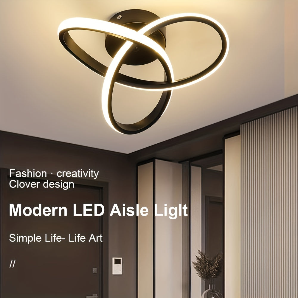 Modern LED Ceiling Light - 3000K/4000K/6000K, Perfect for Bedroom, Living Room, Kitchen & Balcony - Easy Install, Wide Voltage Range (AC85-265V)