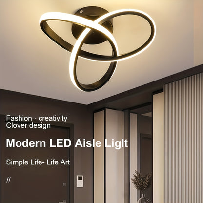Modern LED Ceiling Light - 3000K/4000K/6000K, Perfect for Bedroom, Living Room, Kitchen & Balcony - Easy Install, Wide Voltage Range (AC85-265V)