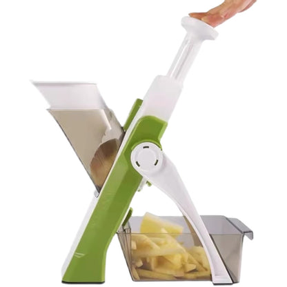 Multi-Functional Vegetable Cutter ? Slice, Dice, Shred Fruits & Veggies, Julienne Cutter