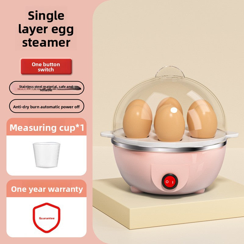Automatic Egg Cooker 350W Multifunctional Steamer for Quick Breakfasts