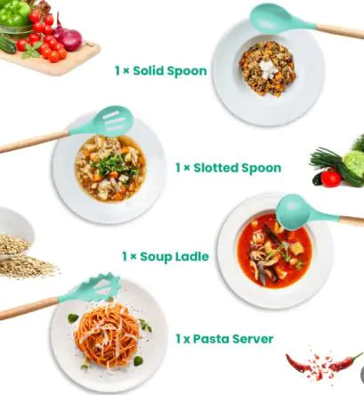 35 Piece Kitchen Cooking Utensil Set