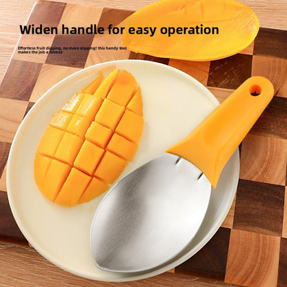 Stainless Steel Multi-Function Fruit & Vegetable Peeler ? Dicer, Corer & Slicer with Ergonomic Handle