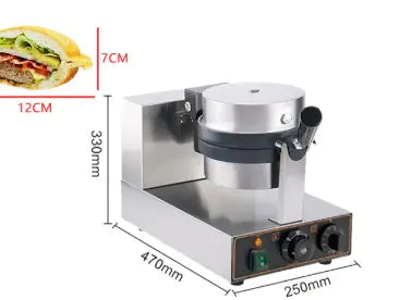 Commercial Ice Cream Burger Waffle Maker
