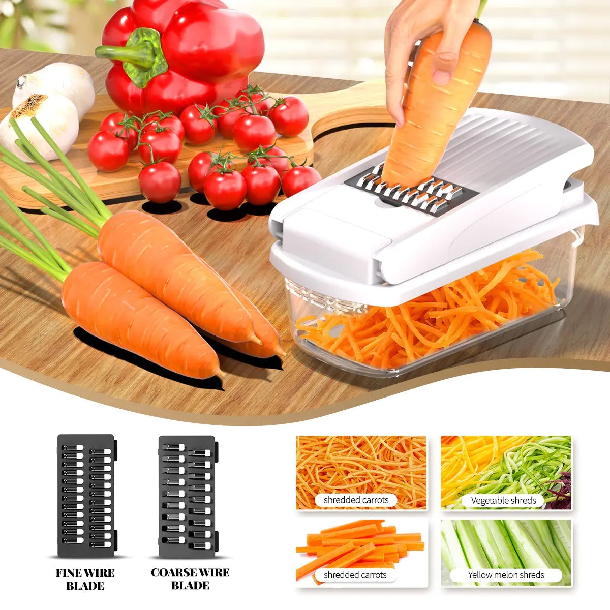 15-in-1 Multi-Function Vegetable Chopper