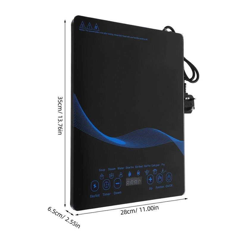 Compact Induction Cooker – High Power Portable Cooktop with Timer & Safety Lock