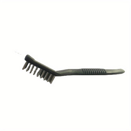 8in Portable Grill Cleaner: Deep Clean Steel Brush with Plastic Handle - BBQ Accessories for Back to School Kitchen Gadgets Kitchen Accessories