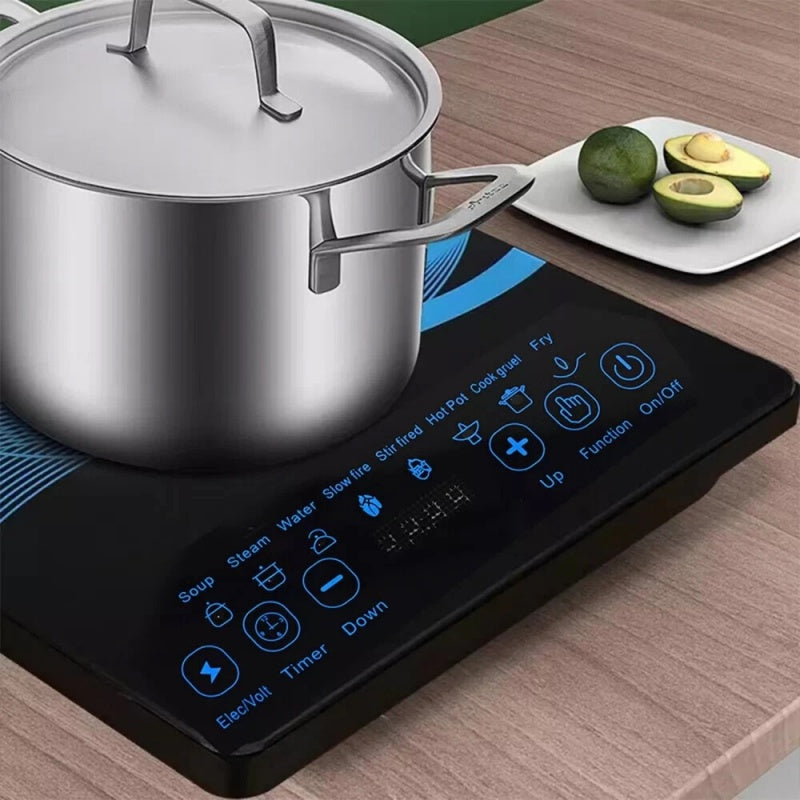 Compact Induction Cooker – High Power Portable Cooktop with Timer & Safety Lock