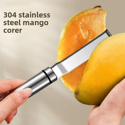 Stainless Steel Multi-Function Fruit & Vegetable Peeler ? Dicer, Corer & Slicer with Ergonomic Handle