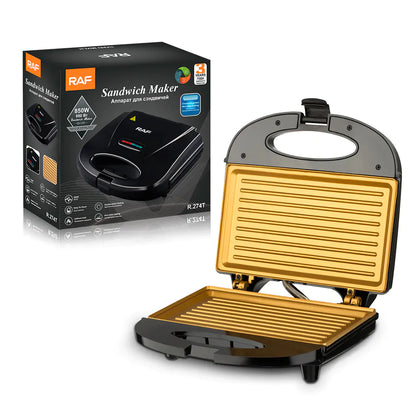 RAF Dual-Sided Heating Sandwich Maker for Home Use