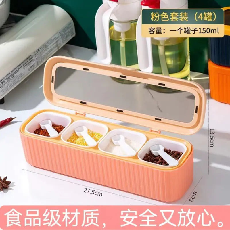 Thickened Spice Jar Set - Multifunctional Storage Box