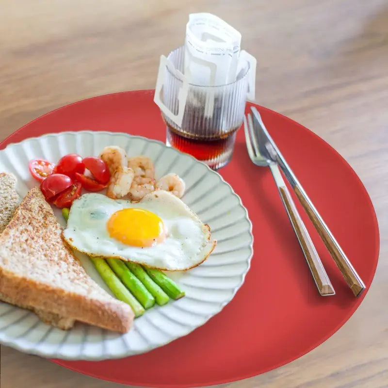 2pcs Silicone Heat Resistant Pads Non Slip Trivet Kitchen Counter Mat