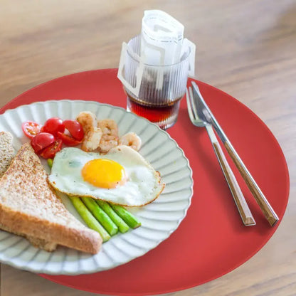 2pcs Silicone Heat Resistant Pads Non Slip Trivet Kitchen Counter Mat