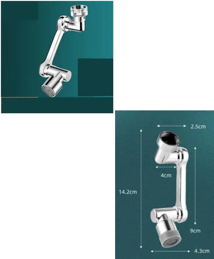 1080° Rotating Splash-Proof Faucet Adapter
