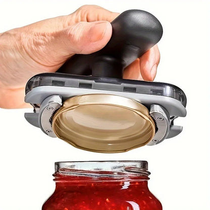 Multi-Function Jar Opener - Easy Grip Bottle & Lid Opener Tool for Kitchen, Non-Slip Design