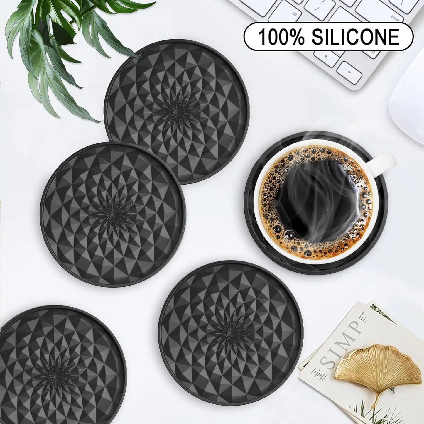 Silicone Non-slip Thick Coaster
