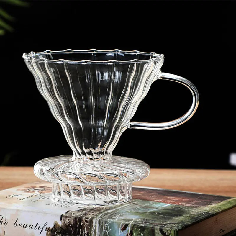 Glass Coffee Pour Over Pot with Filter